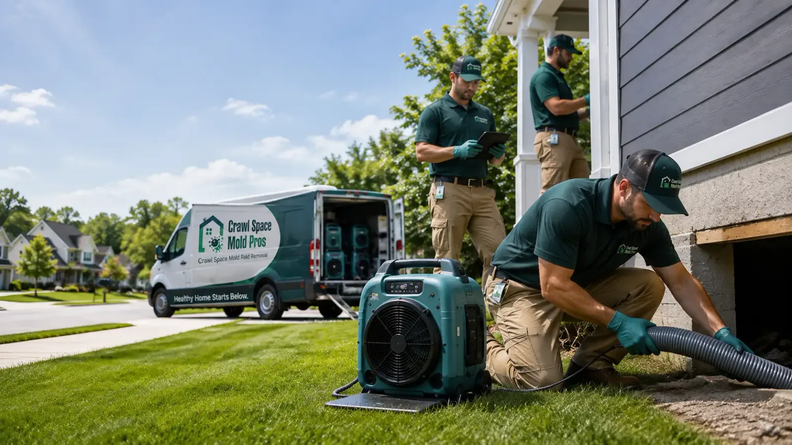 Crawl Space Mold Removal in Bigelow, MN
